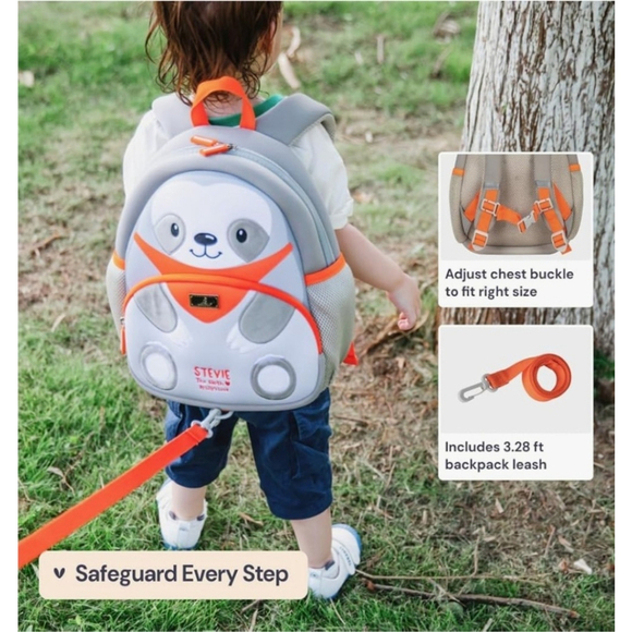 BabbleRoo Toddler Backpack, Kids Backpack - Light & Comfortable. - Picture 6 of 9
